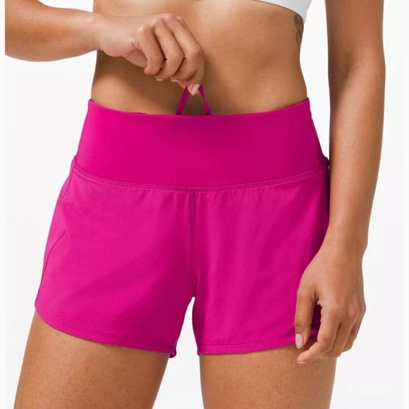 lululemon athletica Pants - NWT Speed Up MR 4” Short Ripened Raspberry Pink
